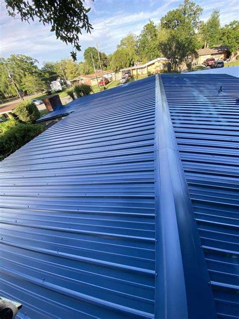 gallery blue metal roofing